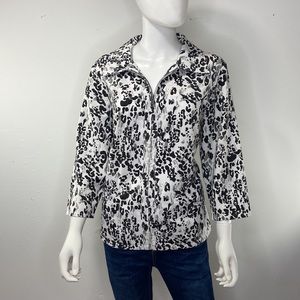 Additions by Chico’s like new women’s zip‎ front shirt light shacket